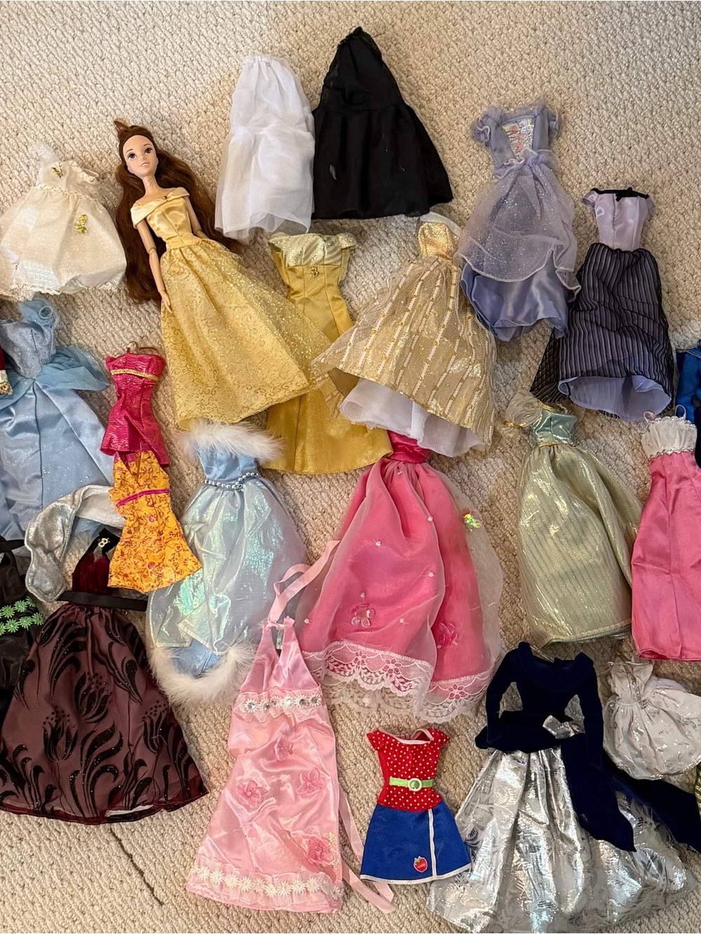 Barbie dress lot